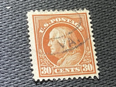 Antique US Stamp Scott #410 Benjamin Franklin Very Fine Used - Image 1 of 2