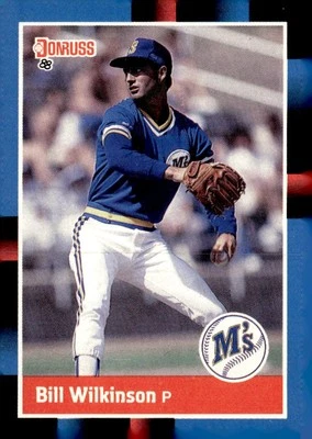 1988 Donruss #568 Bill Wilkinson Rookie - Image 1 of 2