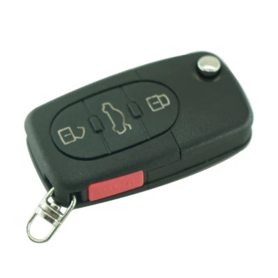 For Audi Allroad Quattro 2001-05 Sale 3+1 Button Flip Remote Key Fob w/ID48 Chip - Image 1 of 4