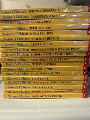 Getting to Know Nature's Children Lot of 18 Scholastic Hardcover Book 36 Animals - Image 1 of 4