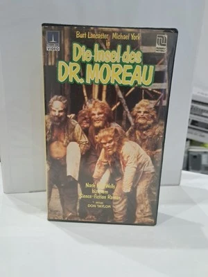 VHS Rarität: DIE INSEL DES DR. MOREAU (1977) MIT BURT LANCASTER - Bild 1 von 4