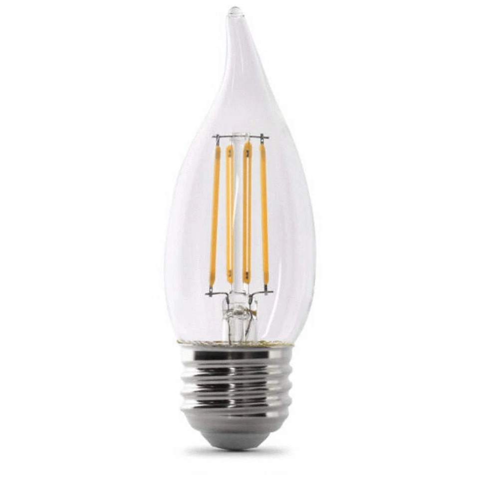FEIT ELECTRIC BPEFC60950CAFIL/2/RP LED,5.5 W,BA10,Medium Screw (E26),PK2 797U75 - Image 1 of 1