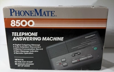 Vintage PhoneMate 8500 Digitaltelefon Anrufbeantworter Fernbedienung LESEN - Bild 1 von 4