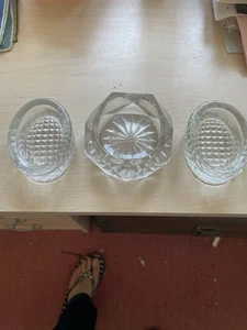 Bundle Salt Cellars/ Trinket Dish Vintage X 3 - Picture 1 of 4