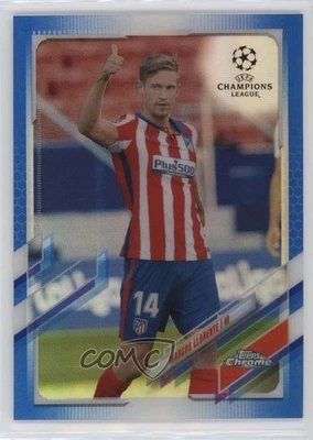 2020-21 Topps Chrome UCL Blue Refractor /150 Marcos Llorente #54 - Image 1 of 2