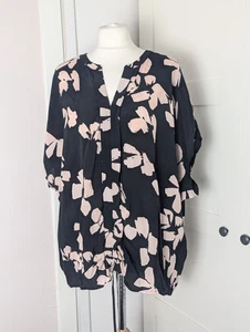 Mint Velvet Jessica Print Cocoon Tee UK18 New Blouse Oversized - Picture 1 of 8