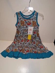 New Bamboo Bliss Twirl Dress Ruffled Disney Adventureland CA Tank Top 3T NWT - Picture 1 of 7