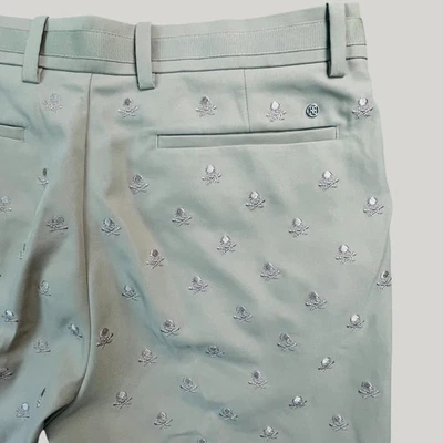 Pantalones Cortos G/Fore Para Hombres 33 Calavera Bordada Golf Elegante Rendimiento Poliéster Golfwe Foto 1 de 4
