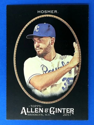 2017 Topps Allen & Ginter X Eric Hosmer #21 BASEBALL CARD Kansas City Royals - Image 1 of 2