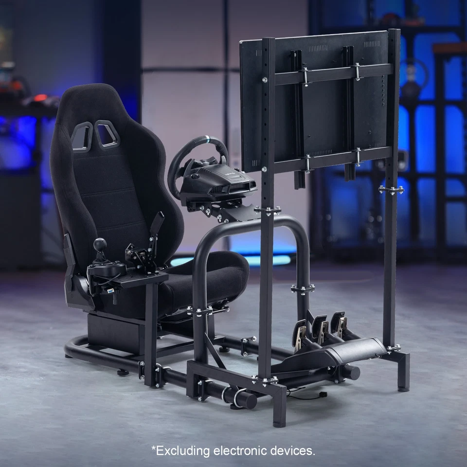 Dardoo G29 Racing Sim Cockpit Con Sedile E Supporto TV Adatto A Logitech Fanatec - Image 1 of 1