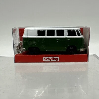 Schylling VW Van Брелок Зеленый Белый Винтажный Vibe Редкий Веселый Автомобиль Литой под давлением - Изображение 1 из 4