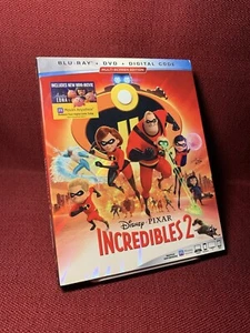 INCREDIBLES 2 Blu-Ray + DVD W/ Slipcover (Multi-Screen Edition) Pixar SHIPS FREE - Imagen 1 de 10