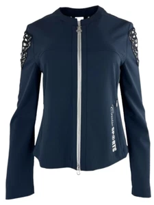 Sportalm Blazer blau kurz elegant sportlich lockerer Schnitt leichtes Material - Bild 1 von 5