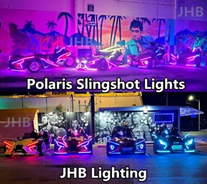4FT x10PCS Remote APP CHASING Flow LED Strips Slingshots Vented Hood Lights Kit - Bild 1 von 22