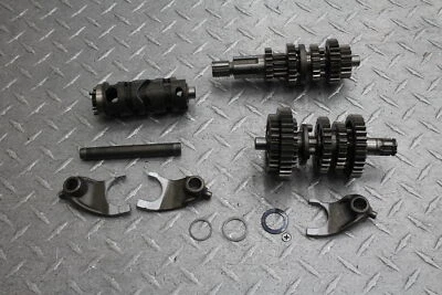 1987 HONDA XR100R ENGINE TRANSMISSION TRANNY ASSEMBLY GEARS - Image 1 of 4