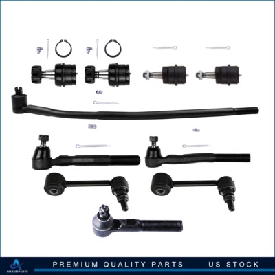 Barra estabilizadora de varilla de amarre rótula delantera apta para Jeep WRANGLER 2007-2015 todos los modelos 10x Foto 1 de 4