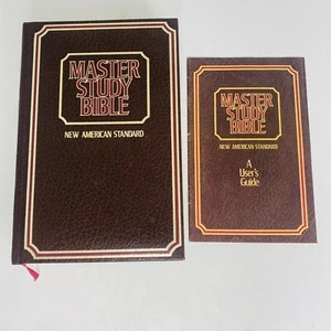 Master Study Bible New American Standard Holman Red Letter Hardcover 1981 Vtg - Picture 1 of 13