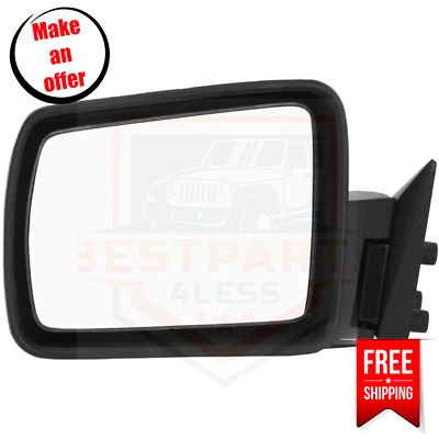 Kool Vue JP15EL Mirror Left Side for Jeep Cherokee, Comanche, Wagoneer - Image 1 of 4