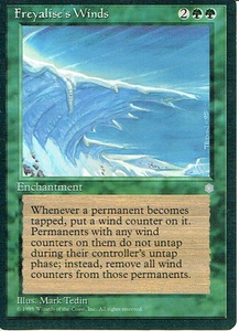 MAGIC THE GATHERING ICE AGE GREEN FREYALISE'S WINDS lp - Picture 1 of 1