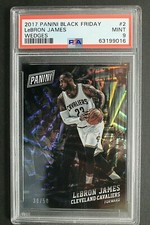 LeBron James 2017 Panini Black Friday #2 Wedges 30/50 Graded Card PSA 9
