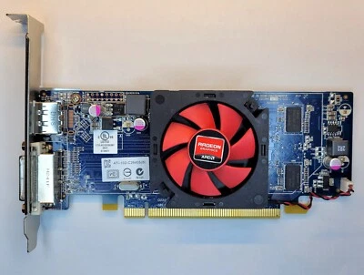 AMD Radeon HD6450 1GB GDDR3 DVI DP PCIe High Profile Video Graphics Card DVI  - Image 1 of 2