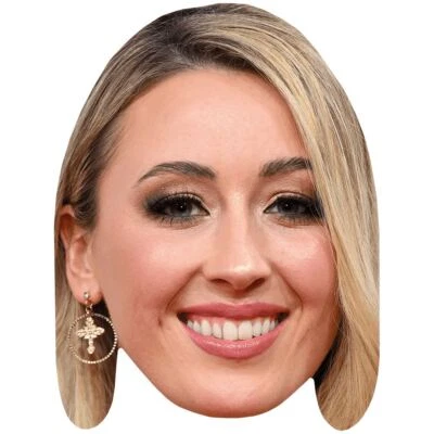 Jade Jones (Smile) Celebrity Mask, Flat Card Face, Fancy Dress Mask - Image 1 of 4