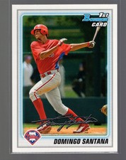 2010 Bowman Prospects #BP40 Domingo Santana - Philadelphia Phillies