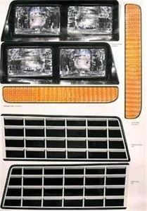 Headlight decal kit for 1983 - 1988 Monte Carlo Nose Piece head light decals UMP - Picture 1 of 1