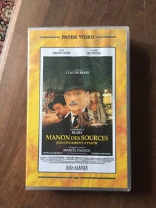 CASSETTE VIDEO VHS CINEMA manon des sources 2 yves montand auteuil beart NEUF - Photo 1/2