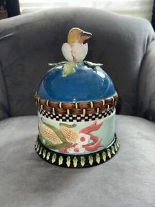House Of Hatten By Peggy Fairfax Herrick Hatching Bird Cheese Saver - Picture 1 of 12