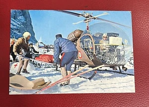 CARTOLINA COOPERZIONE TRA ELICOTTERI E CARABINIERI SCIATORI - Picture 1 of 1
