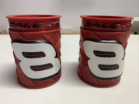 2-Dale Earnhardt Jr #8 Red Can Cooler Koozie Cover