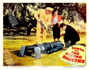 EARTH VS THE FLYING SAUCERS 1956 11 X 14 SCI-FI # 3 LOBBY SCENE CARD - Bild 1 von 1