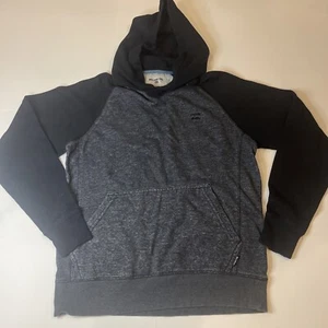 BILLABONG - Classic Black Gray Pullover Hoodie Sweatshirt - Size Small - Picture 1 of 5