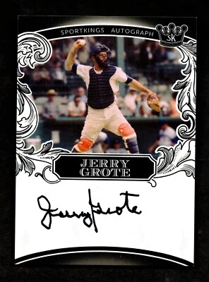 2020 Sportkings Volume 2 Autograph JERRY GROTE Mets Dodgers Catcher - Image 1 of 2