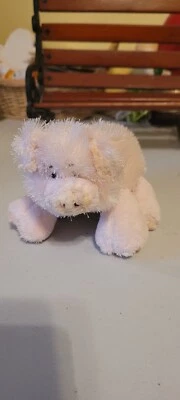 Webkinz Pig Lil Kinz Piglet Plush GANZ Stuffed Animal 7" Farm NO CODE - Image 1 of 4