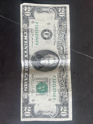 1985 Vintage $20 Bill - Image 1 of 2