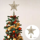  Glowing Tree Top Star Wrought Iron Christmas Lit Hanging Ornament