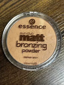 Essence Sun Club Matt Bronzing Powder 02 Sunny ~ darker skin ~ NEW - Picture 1 of 2