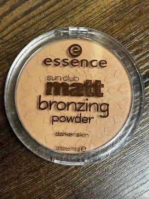 Essence Sun Club Matt Bronzing Powder 02 Sunny ~ darker skin ~ NEW - Image 1 of 2