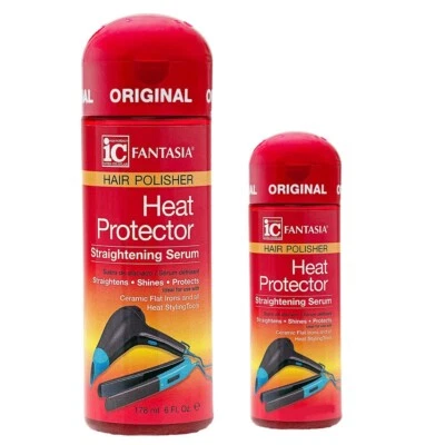 FANTASIA IC HAIR POLISHER HEAT PROTECTOR STRAIGHTENING SERUM 6 & 2OZ TRAVEL SIZE - Image 1 of 2