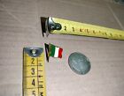 Gadget Pin Brooch IN Metal Collectibles Flag Italian Tricolour New