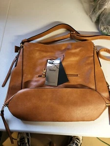Echter Hobo Bags für Damen Kunstleder Geldbörsen und Handtaschen groß Hobo Handtasche - Bild 1 von 12