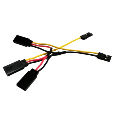 SpeedTek RC Heavy Duty Dual RX Bypass Adapter (10cm) for BEC - Image 1 of 2