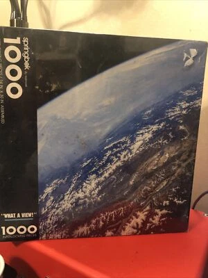 Springbok WHAT A VIEW! Jigsaw PUZZLE 1000pc NEW SEALED NASA PHOTO Planet Space - Image 1 of 3