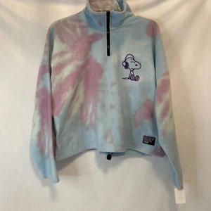 Peanuts Girls XL Snoopy Cool Joe Zip Jacket Lightweight Summer Layer - Picture 1 of 9