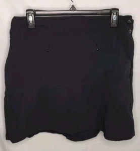 Athleta Hit The Trail Skort Damen Größe 6 schwarz Stretch-Taschen Activewear schön! - Bild 1 von 7