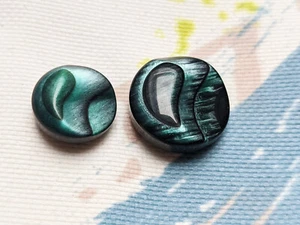 tolle Kunststoff-Knöpfe - wie Paua / Abalone - 2 Größen zur Wahl - Picture 1 of 8