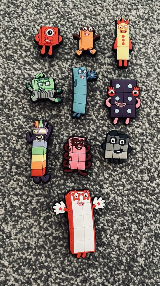 Numberblocks Crocs Charm x10