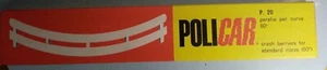 POLISTIL POLICAR 1/32 - P20 PARATIE PER CURVE 60° - Picture 1 of 2